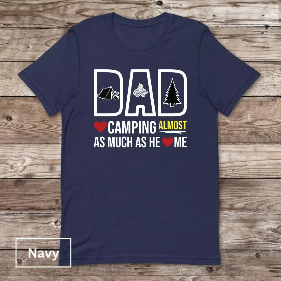 Dad Loves Camping Unisex T-shirt