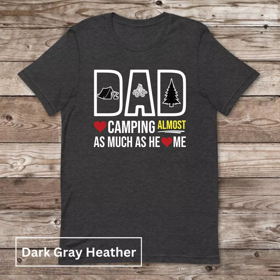 Dad Loves Camping Unisex T-shirt