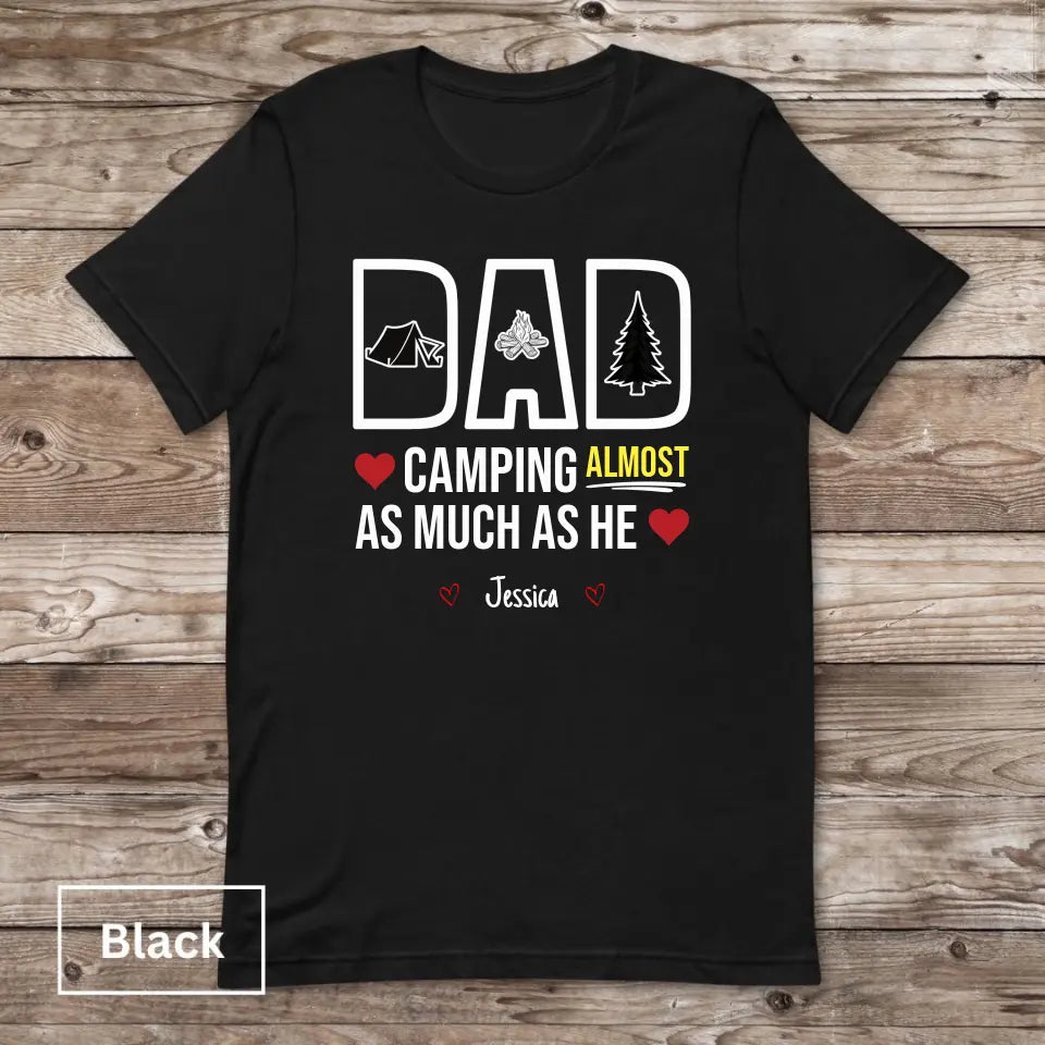 Dad Loves Camping Unisex T-shirt