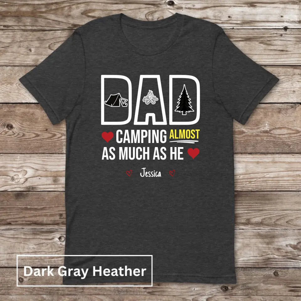 Dad Loves Camping Unisex T-shirt