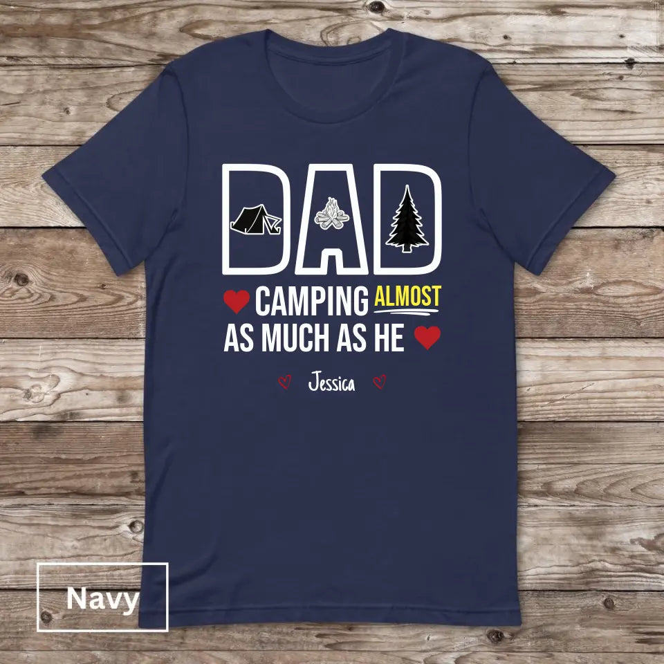 Dad Loves Camping Unisex T-shirt