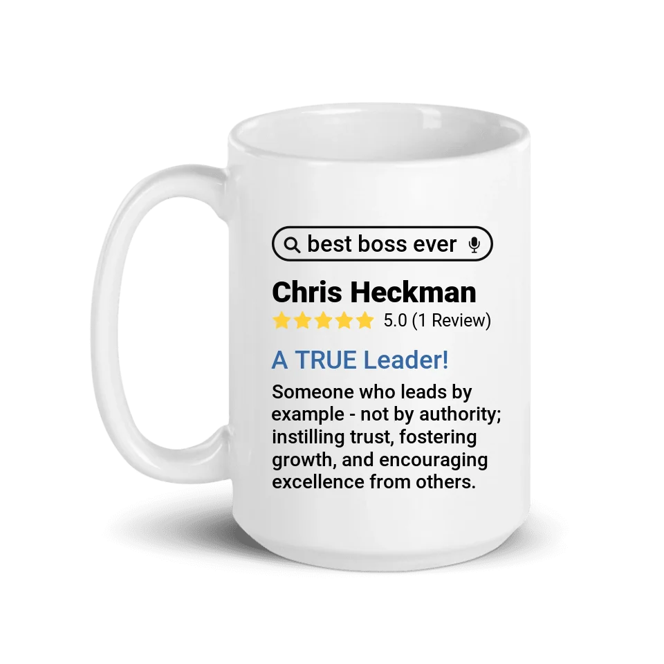 For The Boss - Search For Best Boss Ever - Personalized Mug