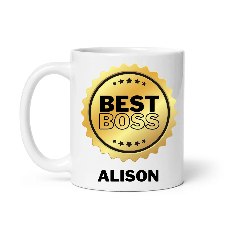 For The Boss - Best Boss Award - Personalized Mug