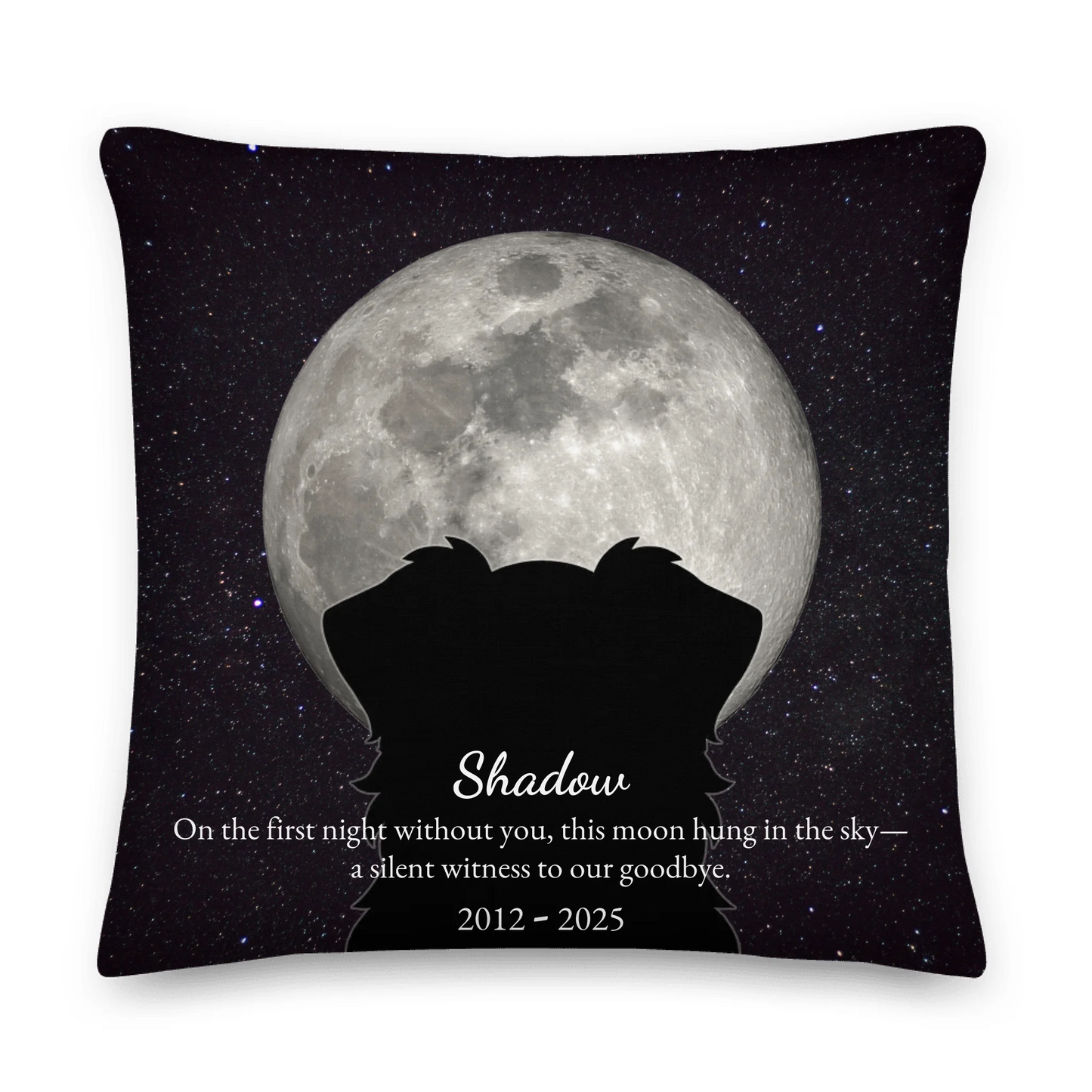 The Last Night Personalized Moon Pillow