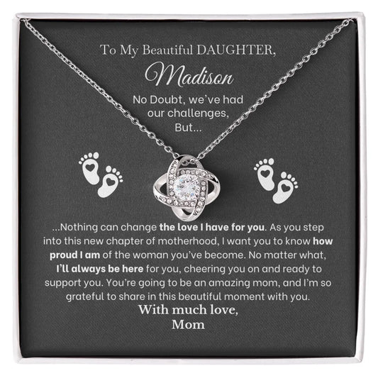 Beautiful Daughter - Challenges - Necklace With Personalized Gift Card