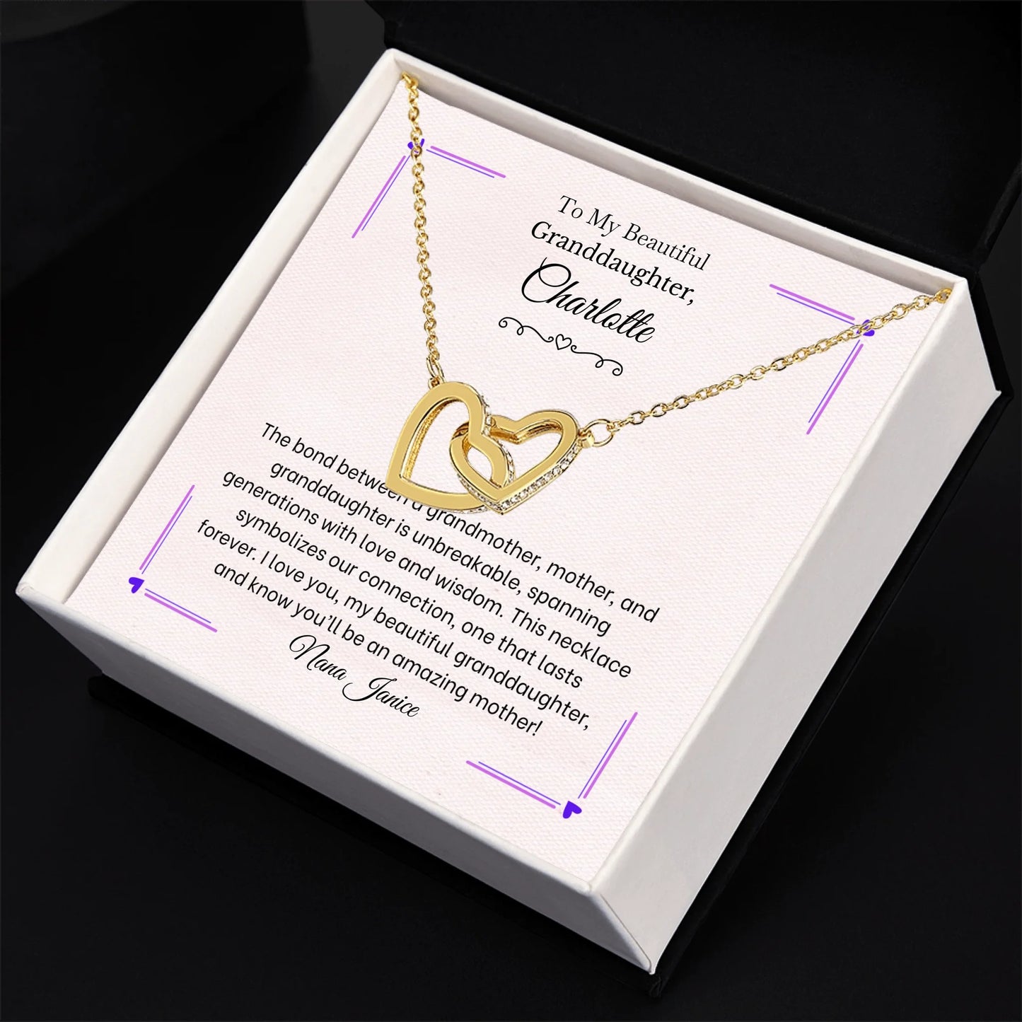 Interlocking Heart Gold 4
