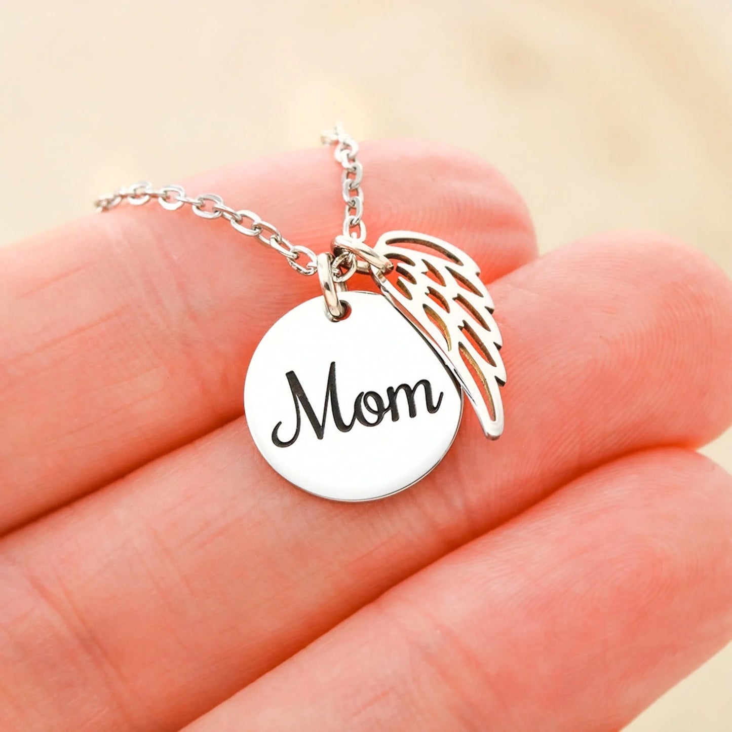Mom Remembrance in hand