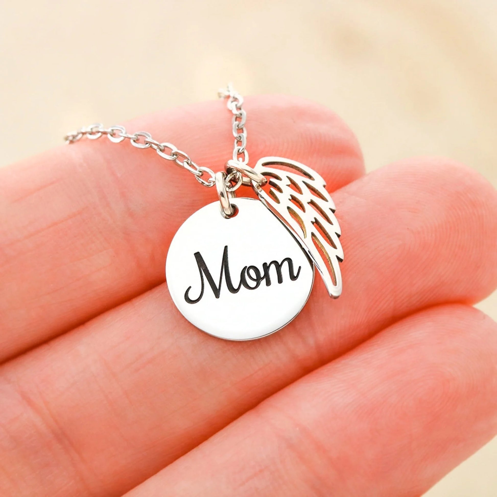 Mom Remembrance in hand