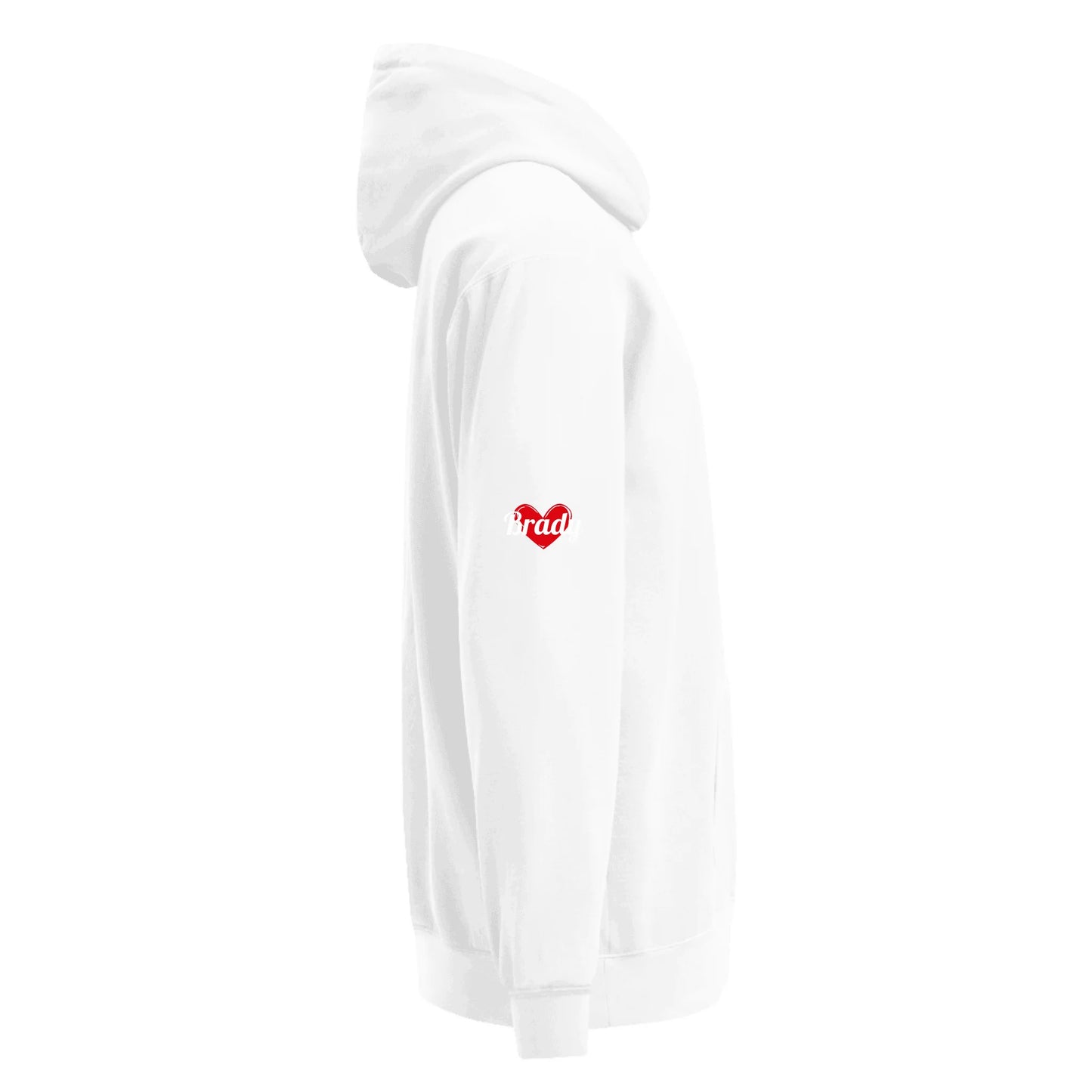Wearing Heart On Her Sleeve Hoodie