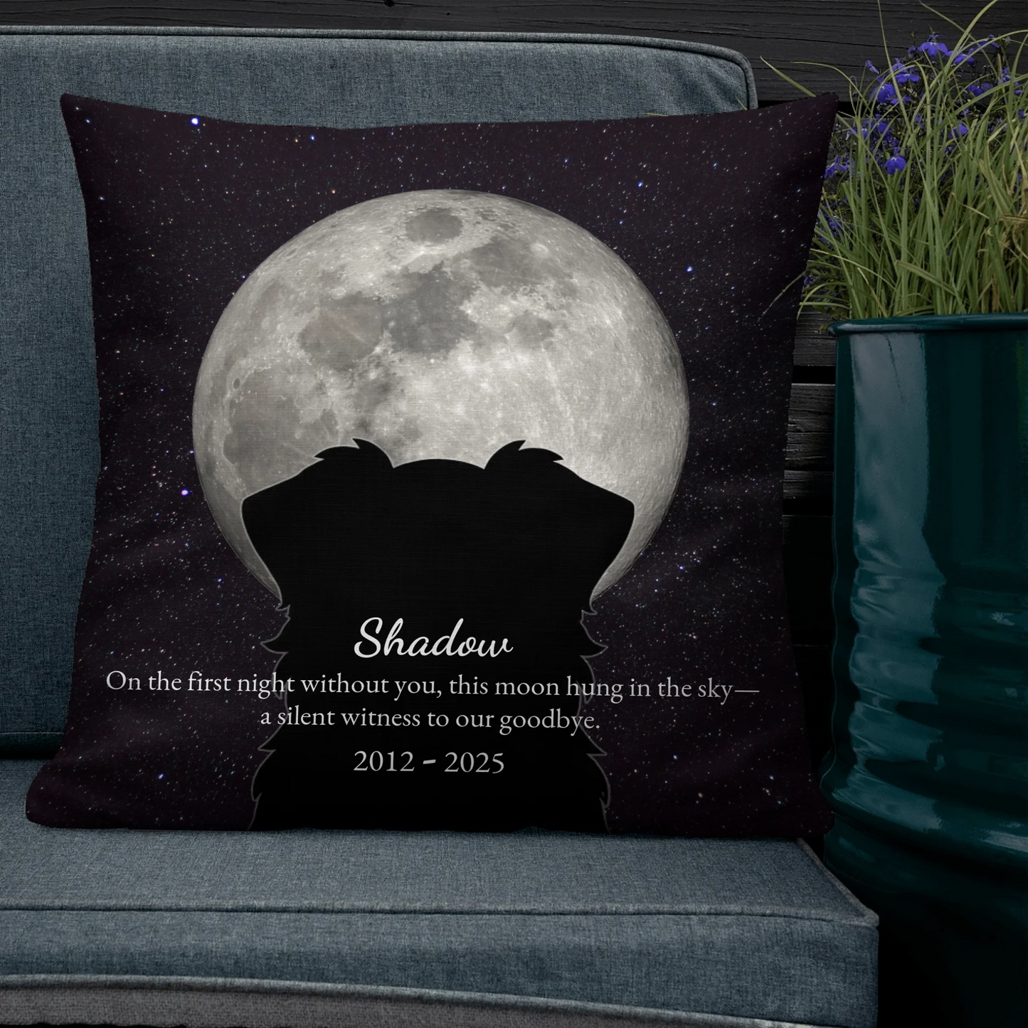 The Last Night Personalized Moon Pillow