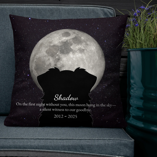 The Last Night Personalized Moon Pillow
