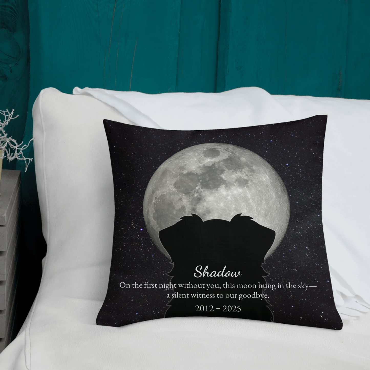 The Last Night Personalized Moon Pillow