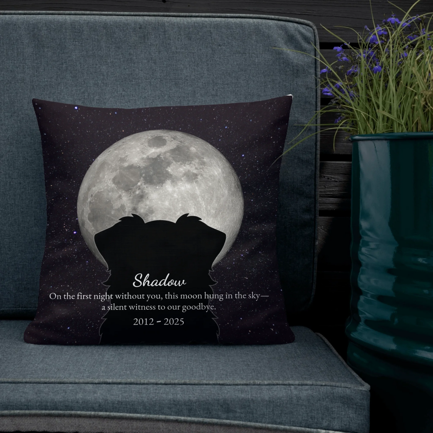 The Last Night Personalized Moon Pillow